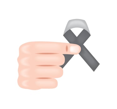 world parkinson day ribbon awareness illustration vector