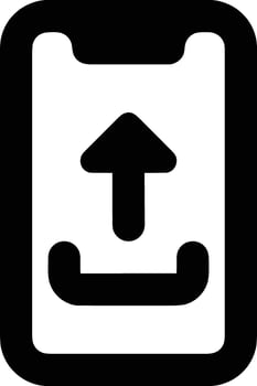 Upload icon symbol image vector