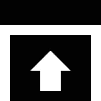 Upload icon symbol image vector