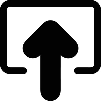 Upload icon symbol image vector