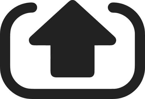 Upload icon symbol image vector