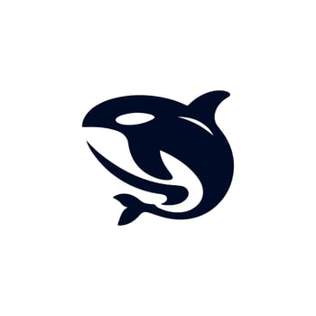 Orca Killer Whale Logo vector