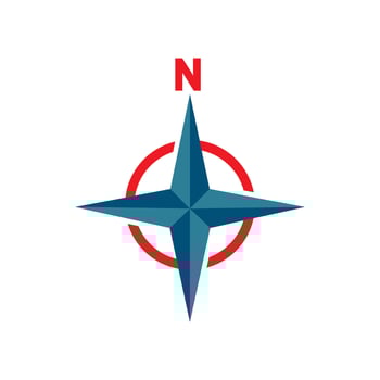 Compass Logo icon vector