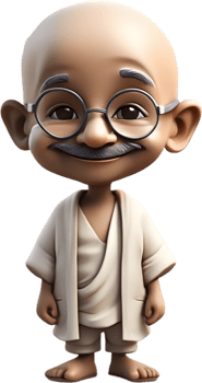 Adorable cartoon boy with big eyes and charming smile. . png