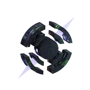 3d Cyber Electronic Circuit Element png