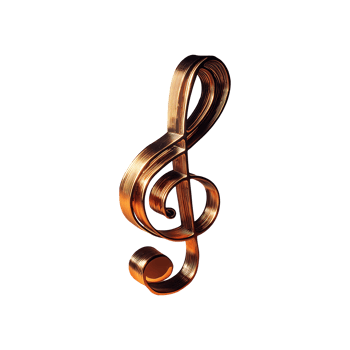 Alto C Clef Symbol isolated on transparent background png