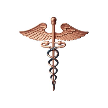 Caduceus Symbol isolated on transparent background png
