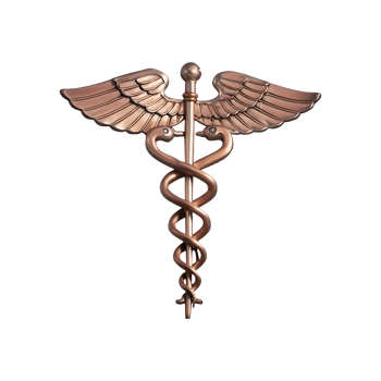 Caduceus Symbol isolated on transparent background png