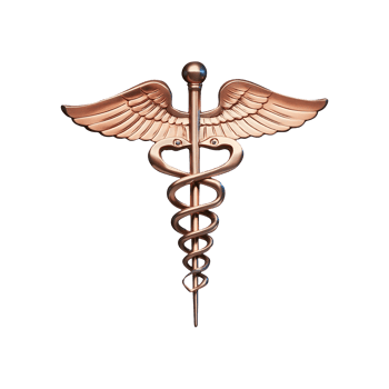 Caduceus Symbol isolated on transparent background png