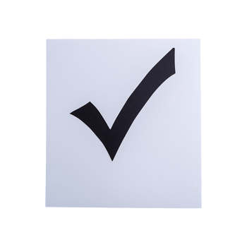 Check Mark Icon Yes Symbol isolated on transparent background png