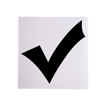 Check Mark Icon Yes Symbol isolated on transparent background png