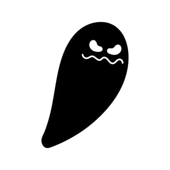Ghost Illustration Illustration Black and White vector