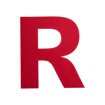 English Letter R Symbol isolated on transparent background png