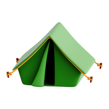 Camping and Outdoor 3D Icon png