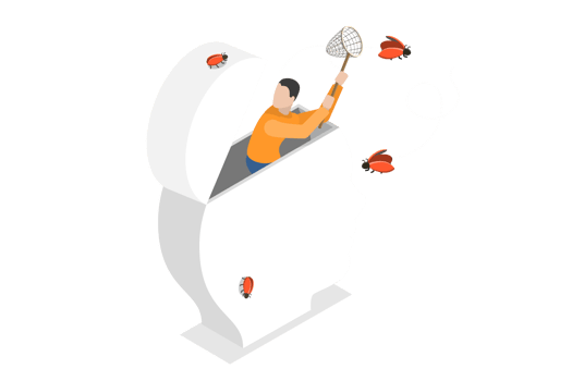 3D Isometric Flat Conceptual Illustration of Distracted Mind png