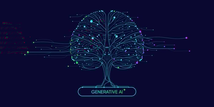 Illustration of abstract stream information. Big data, technology, AI, data transfer, data flow, , large language model, ai brain background vector