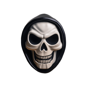 Halloween Death Grim Reaper Face Icon Symbol isolated on transparent background png