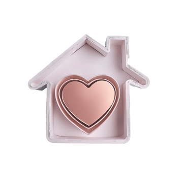 Heart Home Web Icon Symbol isolated on transparent background png
