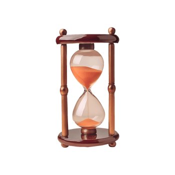 Hourglass Icon Symbol isolated on transparent background png