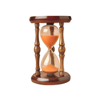 Hourglass Icon Symbol isolated on transparent background png