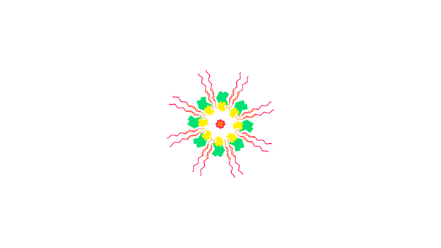 a flower with a green stem and yellow petals png