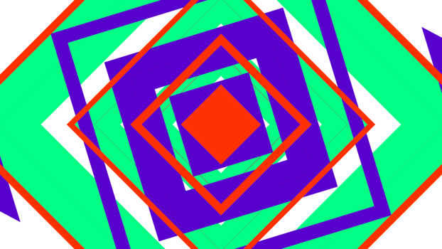 a geometric pattern with red, green and blue squares png