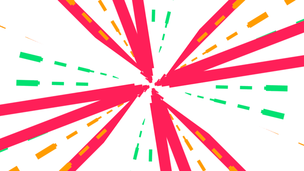 a red and green burst of light on a transparent background png