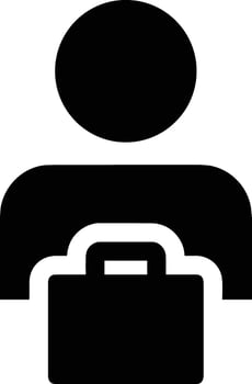Bag icon symbol image vector