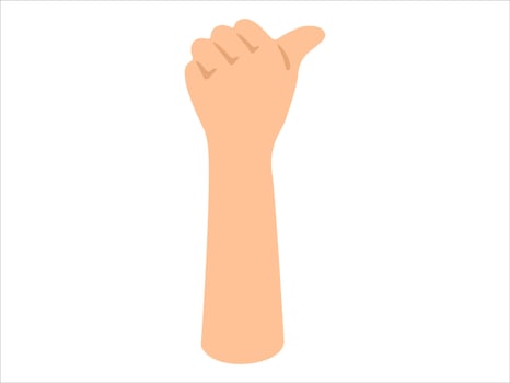 Hand Drawing Gesture Background Illustration vector