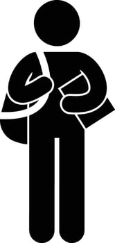 Bag icon symbol image vector