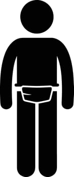 Bag icon symbol image vector