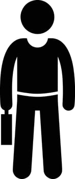 Bag icon symbol image vector