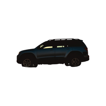 SUV Silhouette Symbol isolated on transparent background png