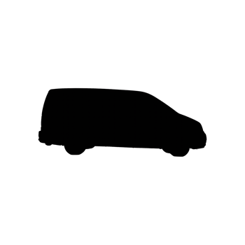Van Silhouette Symbol isolated on transparent background png