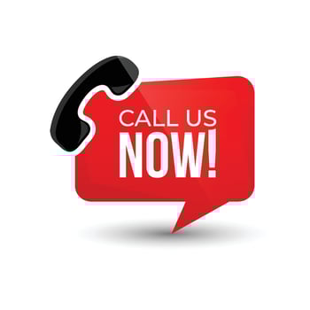 Call us now icons red and Black color vector