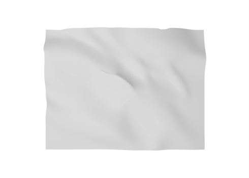 Glued poster mockup png
