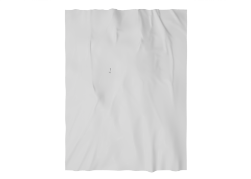 Glued poster mockup png