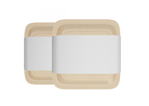 Take away food box packaging mockup png
