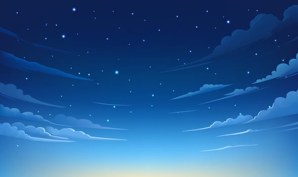 A dark night sky with a starry background vector