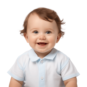 Happy Baby Isolated on Transparent Background png