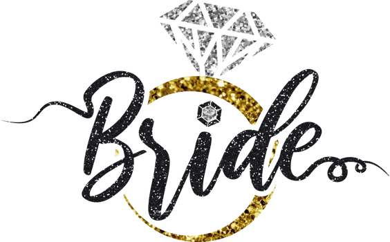 Bride ring glitter png