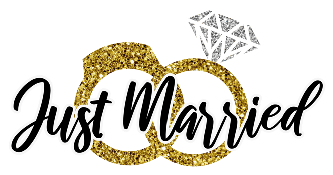 Just Married ring png