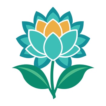 Flower Illustration Icon vector