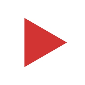 Play or play media icon for apps and websites. vector