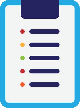 Clipboard Document List vector