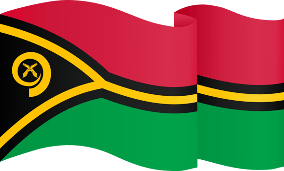 Vanuatu flag wave png