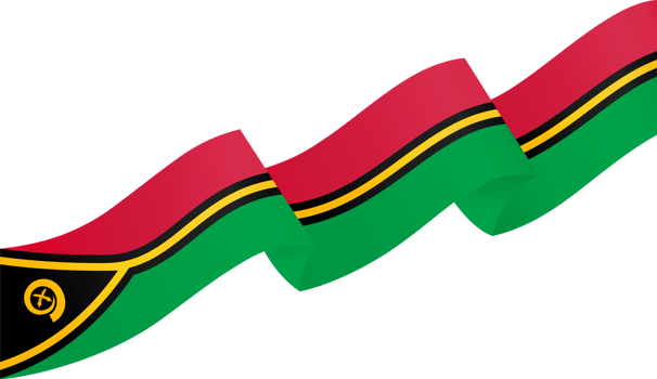 Vanuatu flag wave png