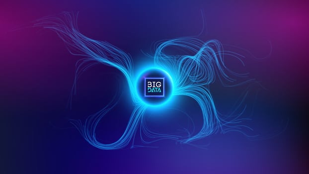 Data flow technology background. Information flow big data illustration. vector