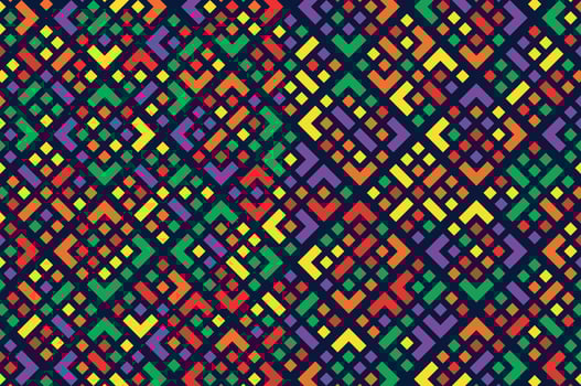 Colorful Geometric Diamond Pattern vector