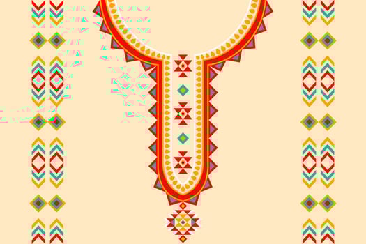 neckline embroidery. neckline embroidery ethnic collar lace oriental pattern. neckline embroidery designs for textile, fabric, cloth, fashion women, fashion men, print vector